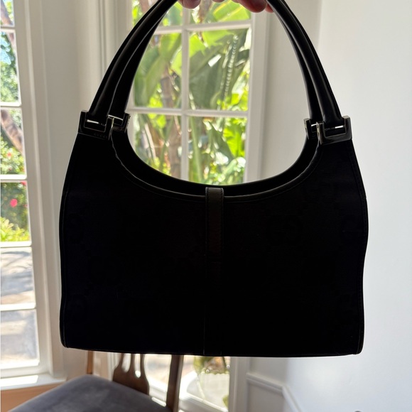 💯  GUCCI Vintage Jackie 1961 Black Women's Bag - Picture 5 of 13
